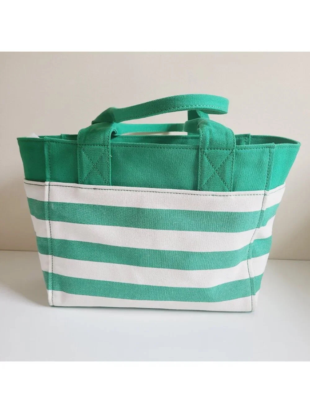 Kate Spade Jett Canvas LARGE Tote in Green Bean Multi #KB695 NWT